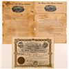 Image 1 : Winner Gold Mining Co. Stock Certificate & Letters   (104232)