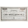 Image 1 : Del Monte Mining Company of Colorado Stock   (89464)