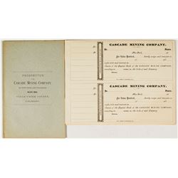 Prospectus for The Cascade Mining Company of New York & Colorado   (34821)