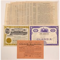 Ophir Gold Mines Stocks & Ephemera   (104295)