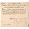 Image 1 : Colorado Silver Mining Company Stock   (85213)