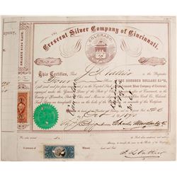 Crescent Silver Co. of Cincinnati Stock   (79357)