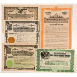 Missoula-area, Montana Mining Stock Certificates   (107114)