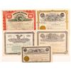Image 1 : Five Different Montana Silver Mining Stock Certificates   (107245)