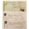 Image 1 : Comstock Territorial Checks & a Wells Fargo COD   (67013)