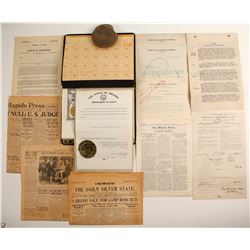 Nevada Mining Book and Ephemera   (89918)