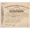 Image 1 : Mountain Chief Mining Company of Utah Stock   (86748)
