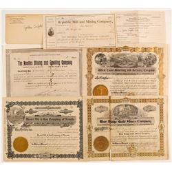 5 Mining certificates / 1 Prod of Metals request   (86556)