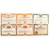Image 1 : 6 Radium Co stock certificates   (87220)