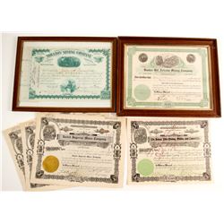 Western Mining Stock Certificates   (86369)