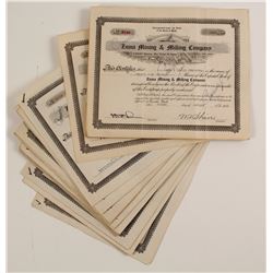 Zuma Mining and Milling Stock Certificates   (86365)