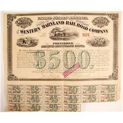 Western Maryland RR Co Bond   (87003)