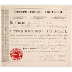 Peterborough Railroad Stock   (84250)