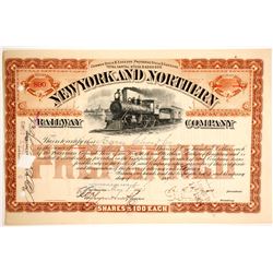 New York and Northern Railway Co stock    (87062)