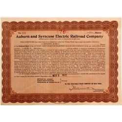 Auburn and Syracuse Electric Railroad Co   (82931)