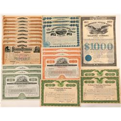 New York Railroad Stock Certificates & One Bond   (107382)