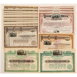 Beech Creek Railroad Co. Stocks   (105701)