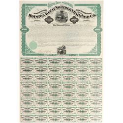 $1,000 Houston & Great Northern Railroad Co Bond   (106329)