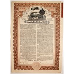 Florida Railway Company First Mortgage Gold Bond   (75836)