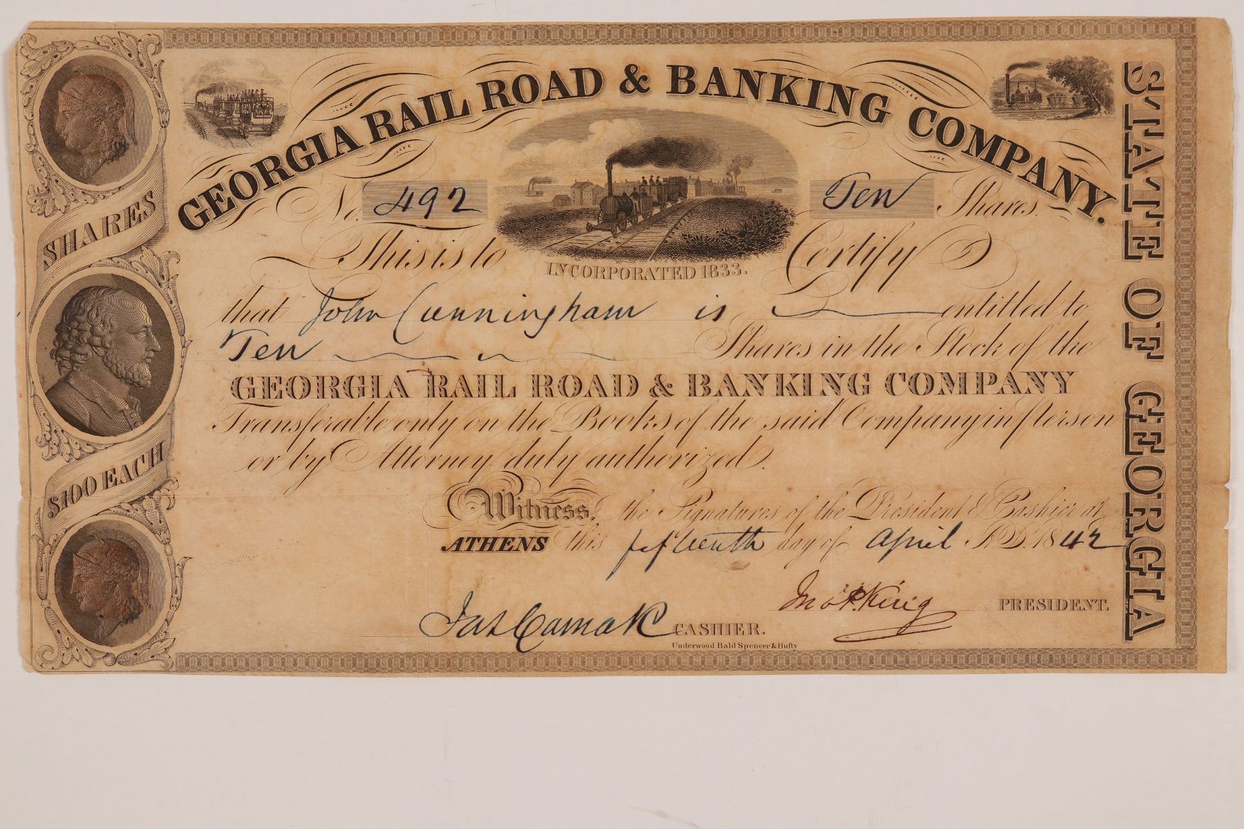 Rail Road & Banking Company (105717)