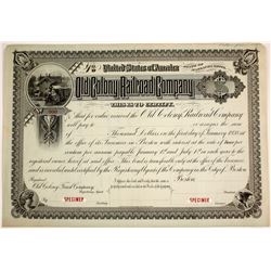 Old Colony Railroad Company SPECIMEN - Massachusetts    (79612)