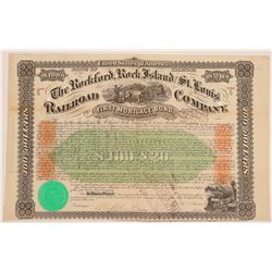 The Rockford, Rock Island and St. Louis Railroad Company Bond Certificates   (78775)