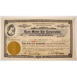 Elgin Motor Car Stock   (79922)