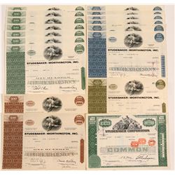 Studebaker-Worthington, Inc. Stock Certificates   (104185)