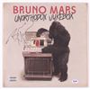 Image 1 : Bruno Mars Signed "Unorthodox Jukebox" Vinyl Record Album Cover (PSA COA)