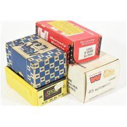 30cal and 45cal Bullets