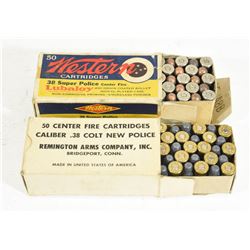Vintage 38 Cal. Ammo