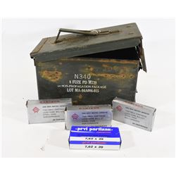7.62x39 Ammunition in Ammo Can