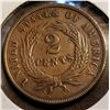 Image 2 : 1864 Large Motto Two Cent Coin