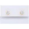 Image 1 : 14KT Yellow Gold 1.00ctw Diamond Earrings