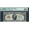 Image 1 : 1928 $10 Gold Certificate Star Note PMG 50NET