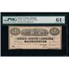 Image 1 : 1863 $2 North Carolina Obsolete Note PMG 64EPQ