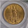 Image 4 : 1909/8 $20 St Gaudens Double Eagle Gold Coin PCGS MS62