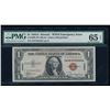 Image 1 : 1935A $1 Hawaii Silver Certificate PMG 65EPQ
