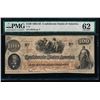 Image 1 : 1862-63 $100 Confederate States of America Note PMG 62