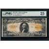 Image 1 : 1922 $20 Gold Certificate PMG 25