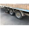 Image 8 : 32'X10'X7' FLAT DECK ALUMINUM CRANE BOAT WITH KIMPEX 4000 ELECTRIC WINCH 15 H.P YAMAHA