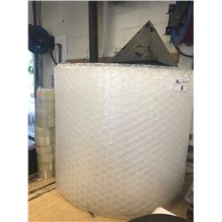 ASSORTED PLASTIC INCLUDING BUBBLE WRAP & PACKING TAP