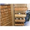 Image 2 : LARGE DOUBLE DOOR PARTS CABINET WITH CONTENTS