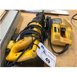 DEWALT RECIPROCATING SAW & DEWALT JIG SAW