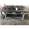 Image 1 : 4FT X 6FT STEEL WORKBENCH ON WHEELS WITH VICE