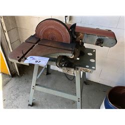 FLOOR MODEL DELTA DISC/BELT SANDER