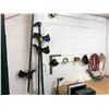 Image 2 : CONTENTS OF ROOM INCLUDES 2 BENCHES, RETRACTABLE AIR HOSE, BAR CLAMPS, OVEN & MORE