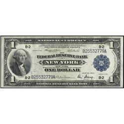 1918 $1 Federal Reserve Bank Note New York