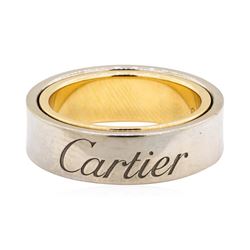 Cartier 18KT White and Yellow Gold Secret Love Ring