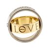 Image 3 : Cartier 18KT White and Yellow Gold Secret Love Ring